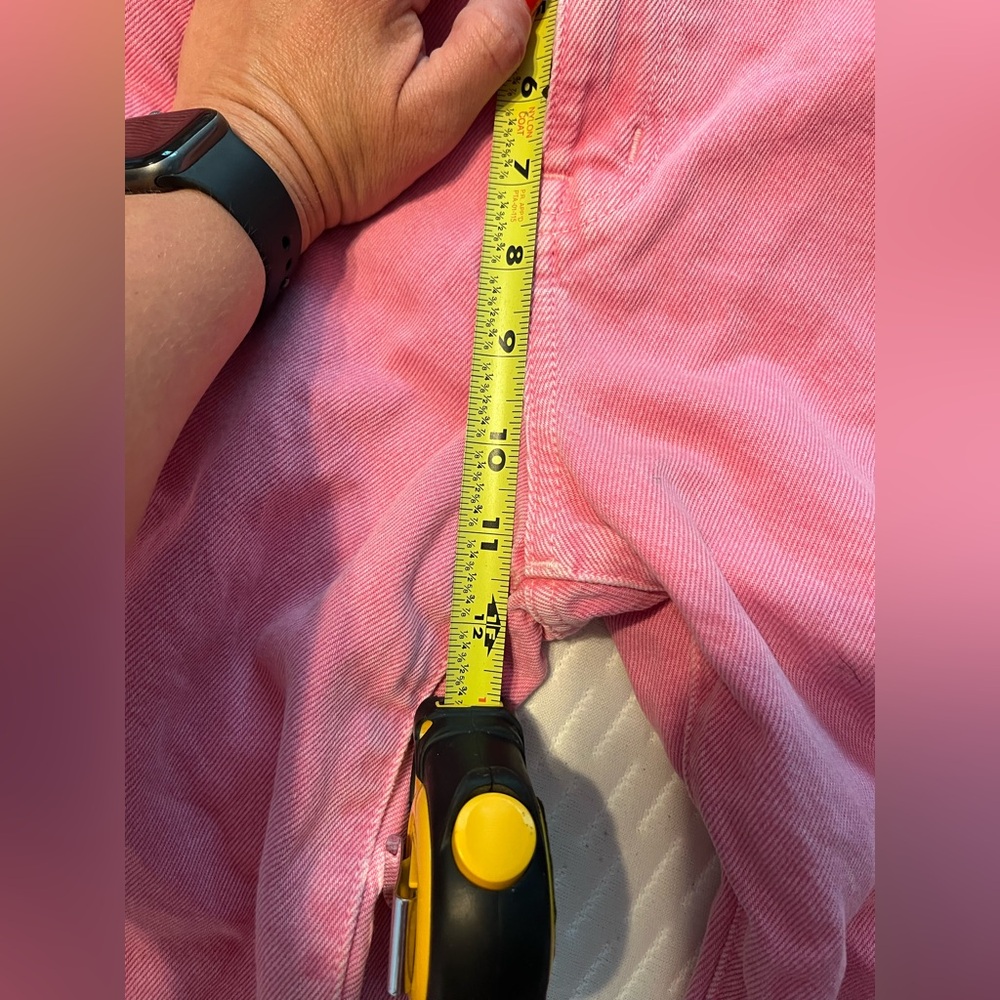 Madewell Pink High-Rise Straight Jeans - Picture 10 of 14